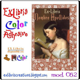 ExLibris Franz Eybl Chica leyendo