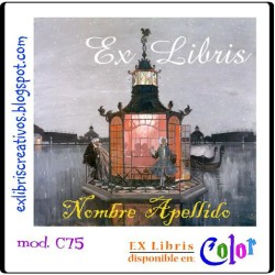ExLibris Pabellón chino