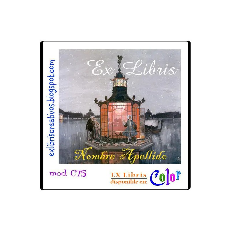 ExLibris Pabellón chino