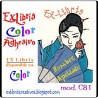 ExLibris Geisha abanico