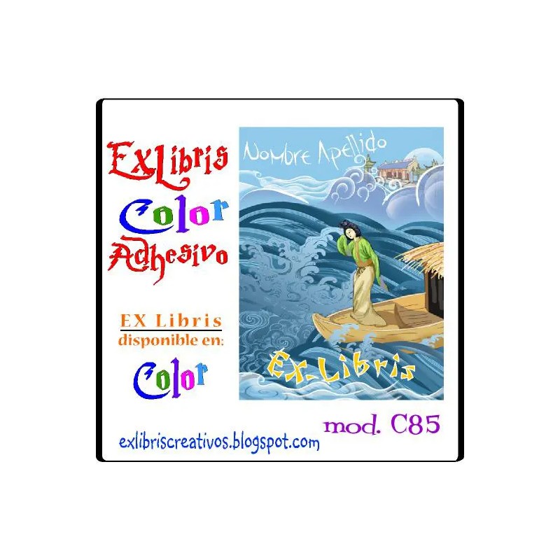 ExLibris Geisha barca