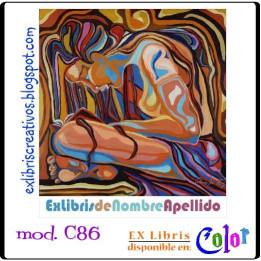 ExLibris Chica leyendo libro