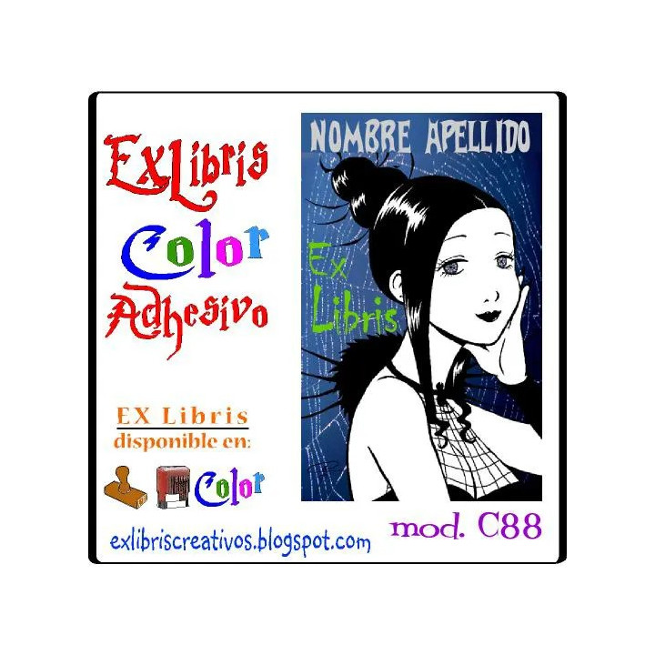 ExLibris Chica araña