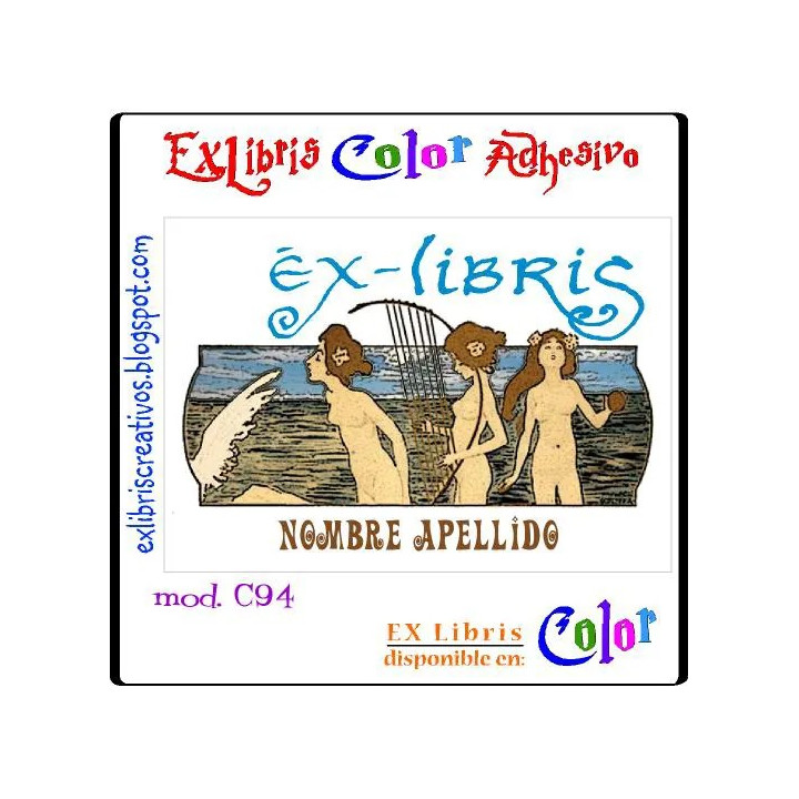 ExLibris Musas con lira