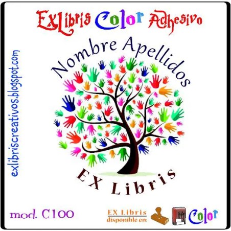 ExLibris Árbol de las manos