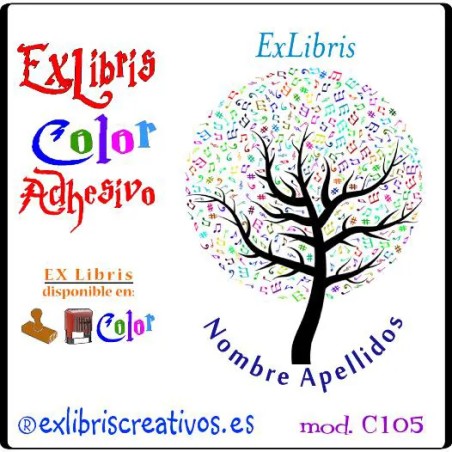 ExLibris Árbol de música