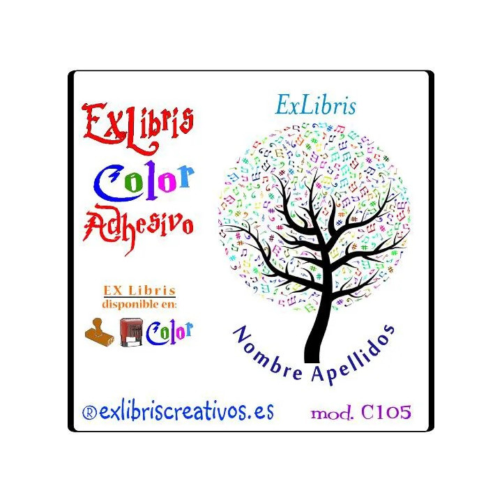 ExLibris Árbol de música
