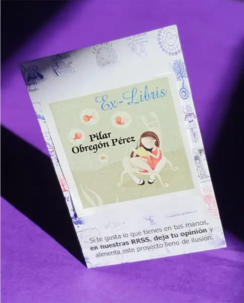 Exlibris Color Lectora soñadora